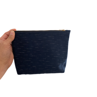 Japanese Indigo Rain Cotton Pouch