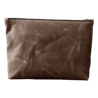 Large Utility Pouch Brown