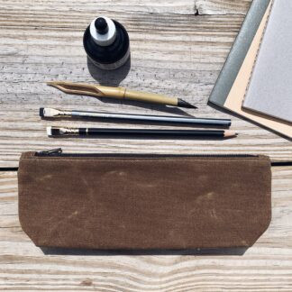 Slim Utility Pouch -Chestnut